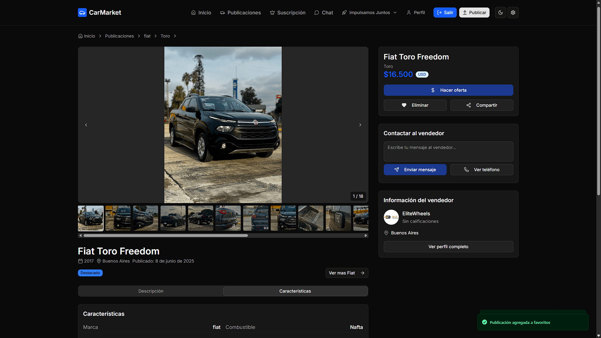 Car Market Argentina - Screenshot 3